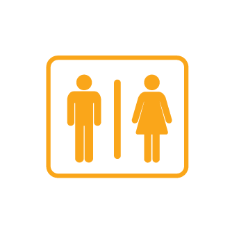 Ikon: Toalett og urinal